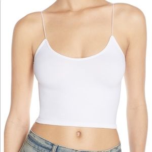 brami skinny strap crop top